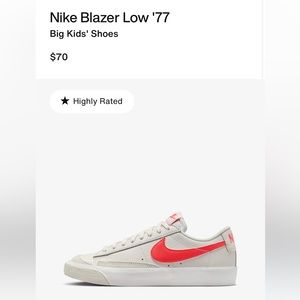 Boys Nike Blazer shoes